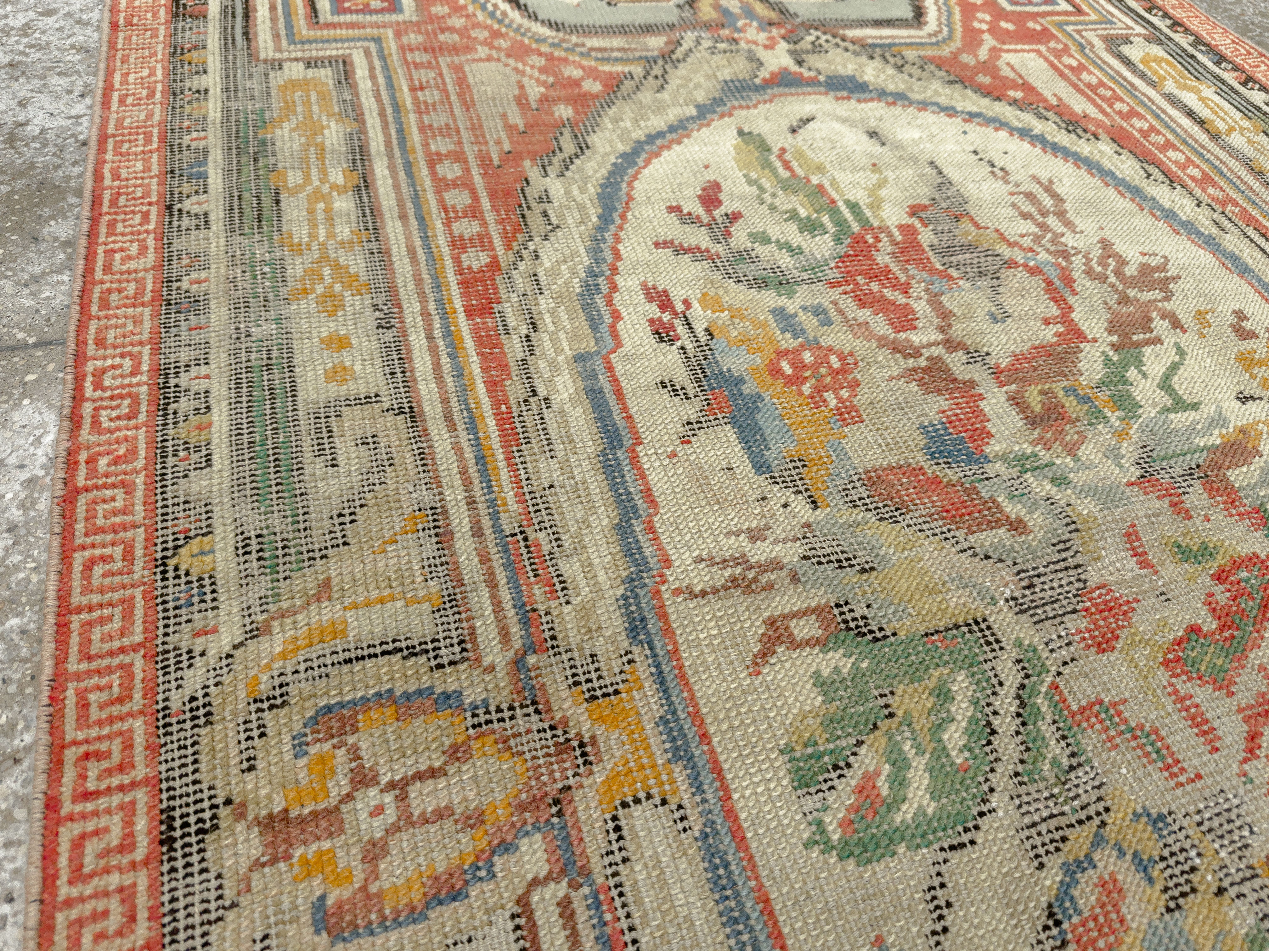 Antique Turkish Ghiordes Rug, No.17427 - Galerie Shabab