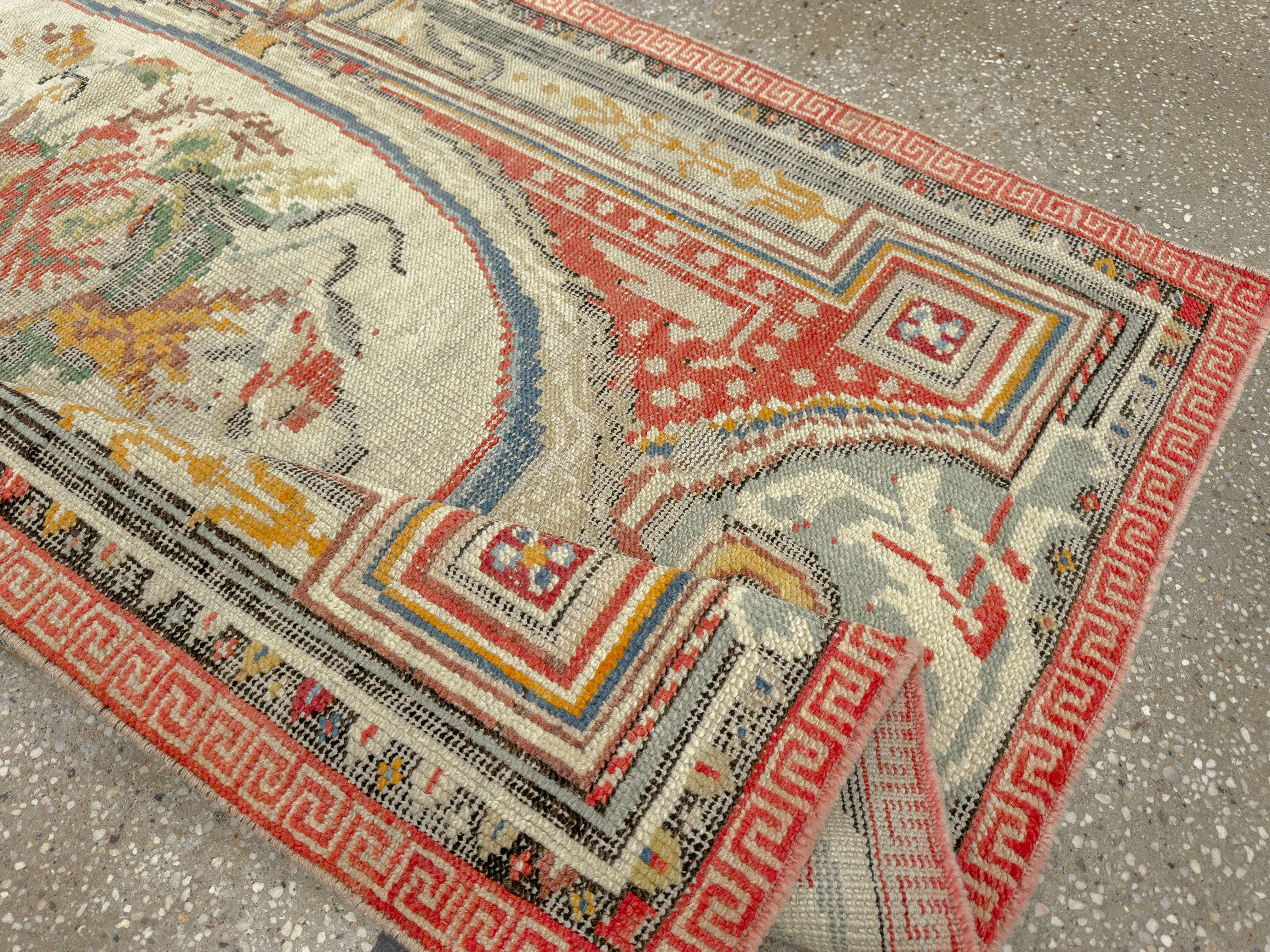 Antique Turkish Ghiordes Rug, No.17427 - Galerie Shabab