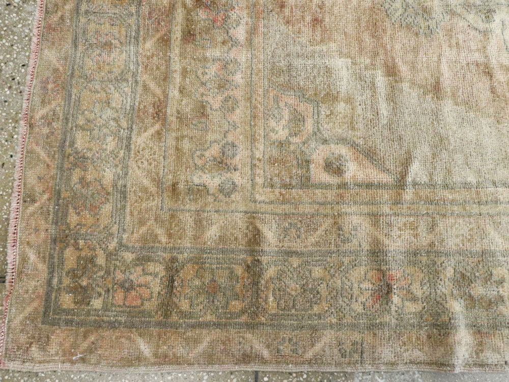 Vintage Turkish Oushak Rug, No.17436 - Galerie Shabab