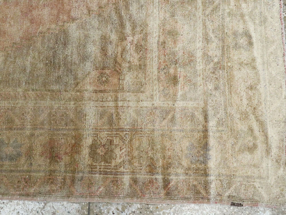 Vintage Turkish Oushak Rug, No.17436 - Galerie Shabab