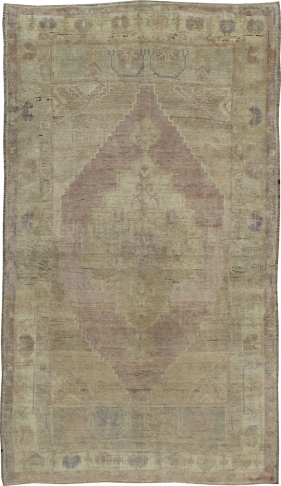 Antique Turkish Oushak Carpet, No.17441 - Galerie Shabab