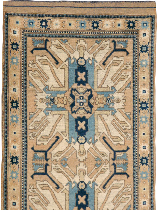 Antique Turkish Kazak Runner, No.17452 - Galerie Shabab