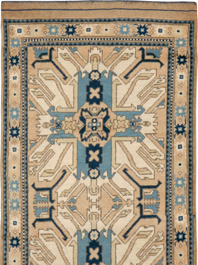 Antique Turkish Kazak Runner, No.17452 - Galerie Shabab