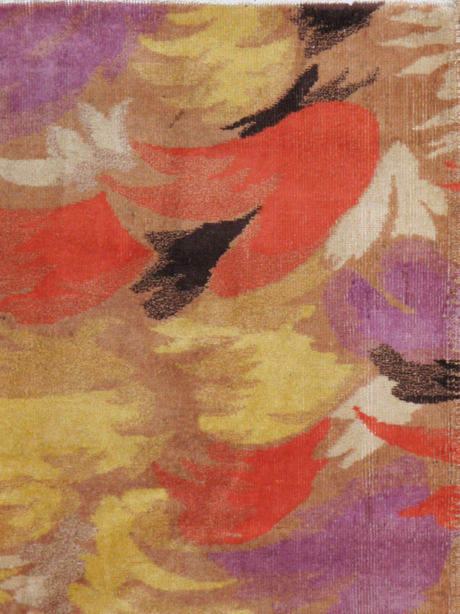 Vintage Turkish Art Deco Rug, No.17470 - Galerie Shabab