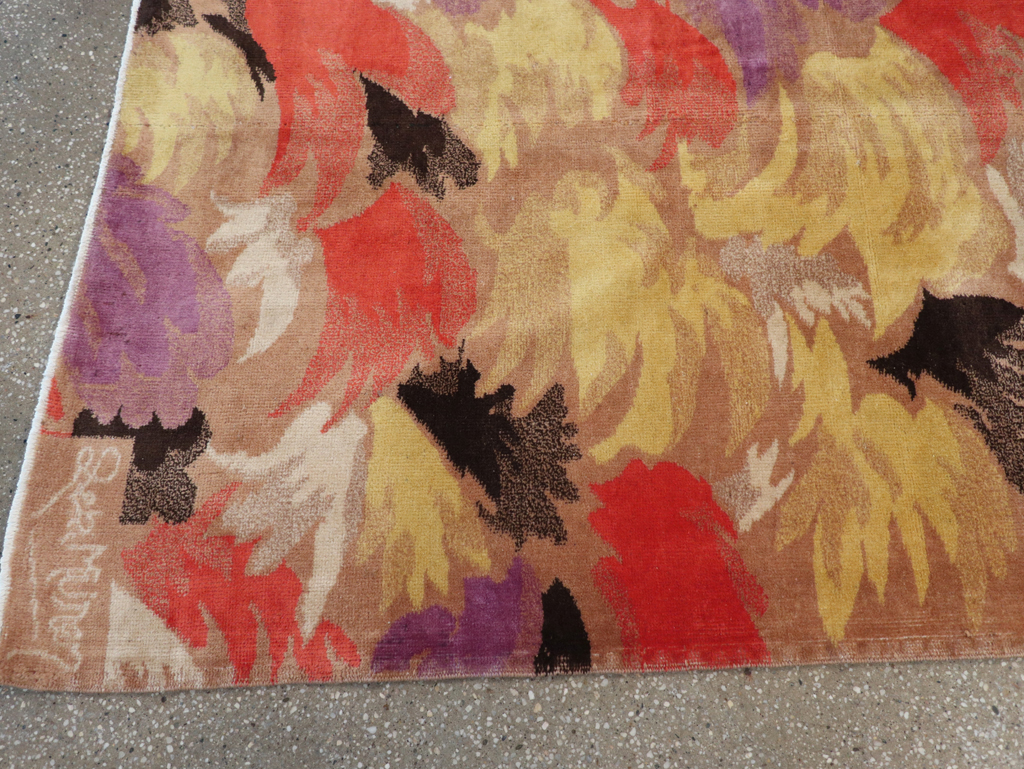 Vintage Turkish Art Deco Rug, No.17470 - Galerie Shabab