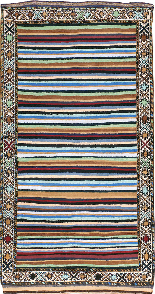 Vintage Indian Cotton Agra Rug, No.17498 - Galerie Shabab