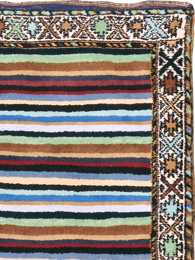 Vintage Indian Cotton Agra Rug, No.17498 - Galerie Shabab