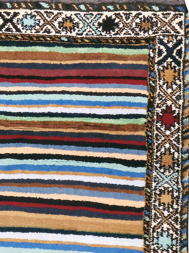 Vintage Indian Cotton Agra Rug, No.17498 - Galerie Shabab