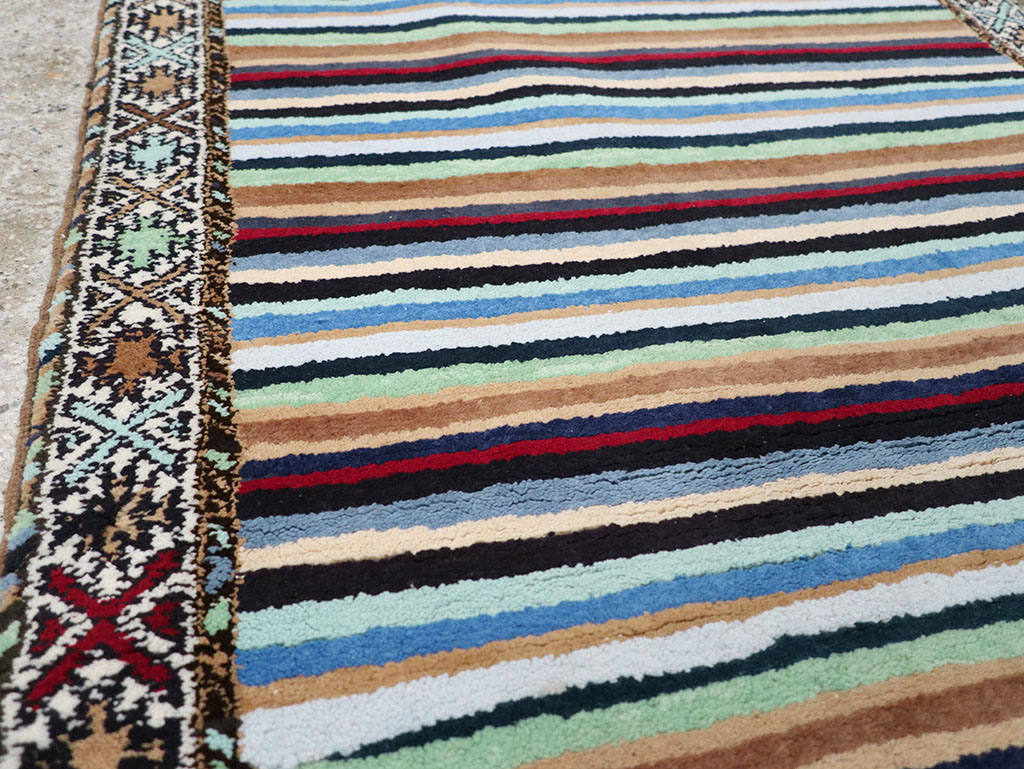 Vintage Indian Cotton Agra Rug, No.17498 - Galerie Shabab