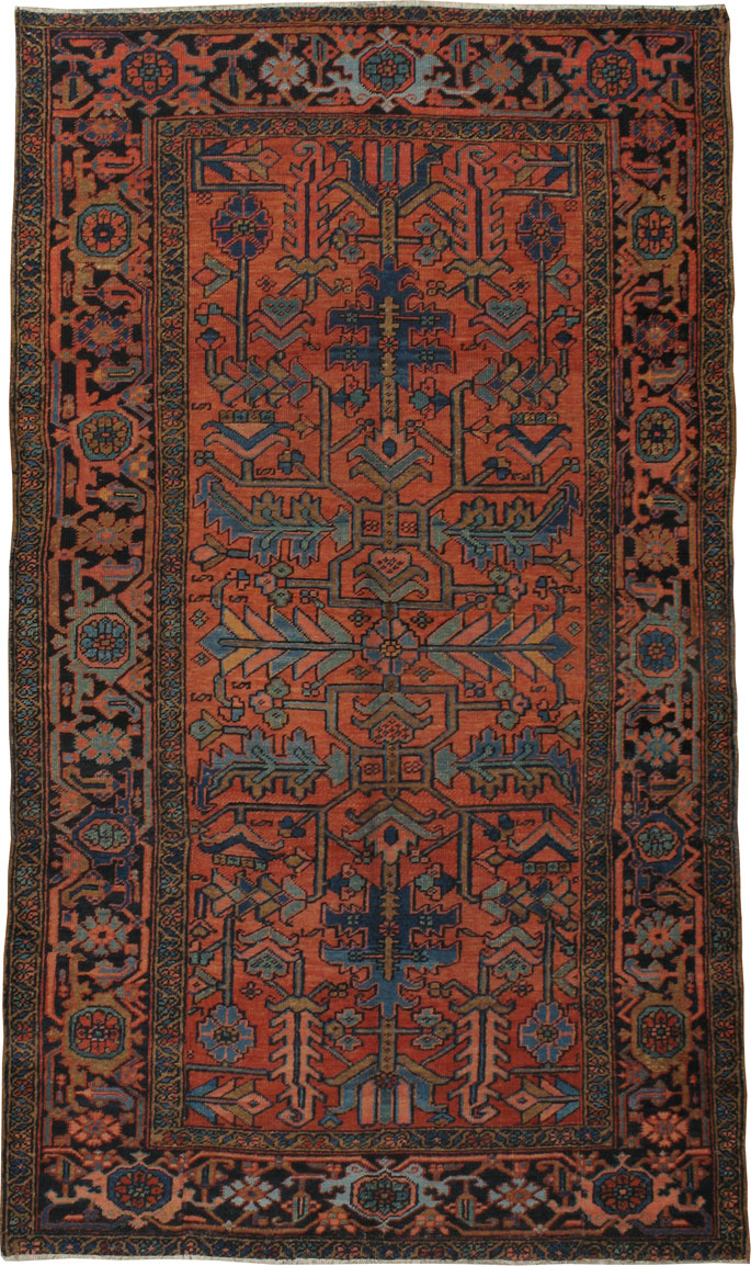 Antique Heriz Carpet, No.17501 - Galerie Shabab