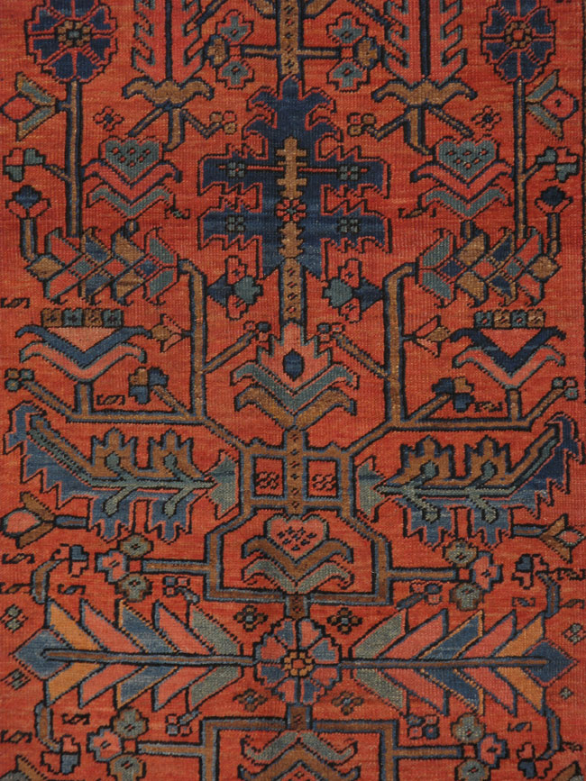 Antique Heriz Carpet, No.17501 - Galerie Shabab