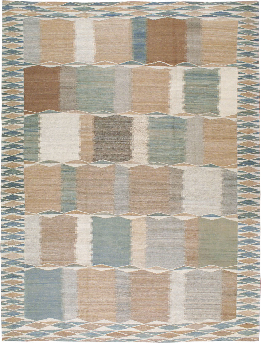 Modernist Persian Kilim, No.17504 - Galerie Shabab