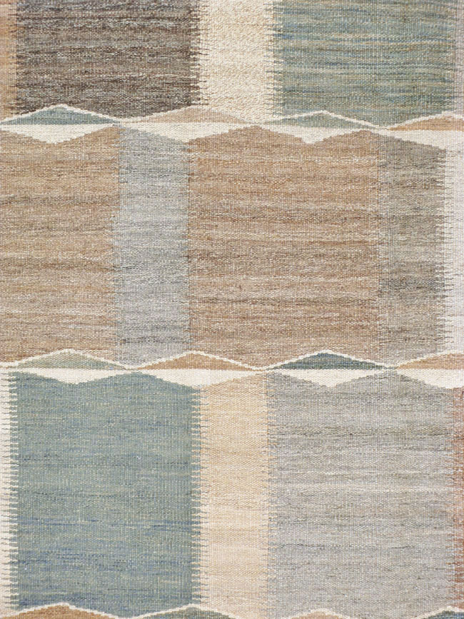 Modernist Persian Kilim, No.17504 - Galerie Shabab