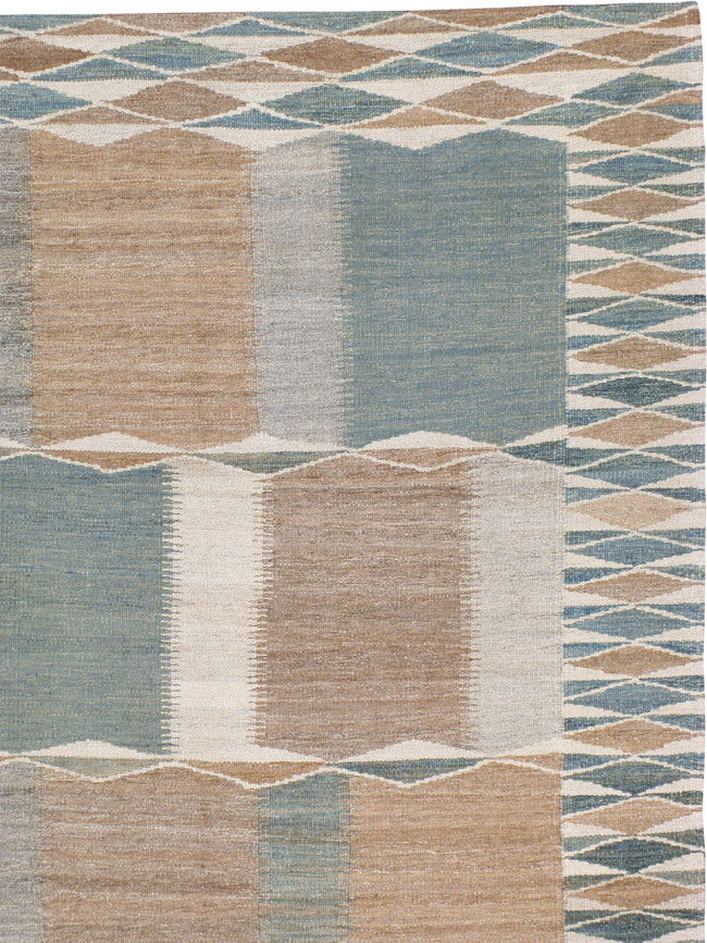 Modernist Persian Kilim, No.17504 - Galerie Shabab