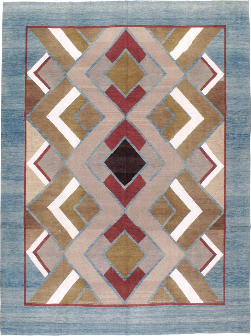 Modernist Persian Tabriz Carpet, No.17507 - Galerie Shabab