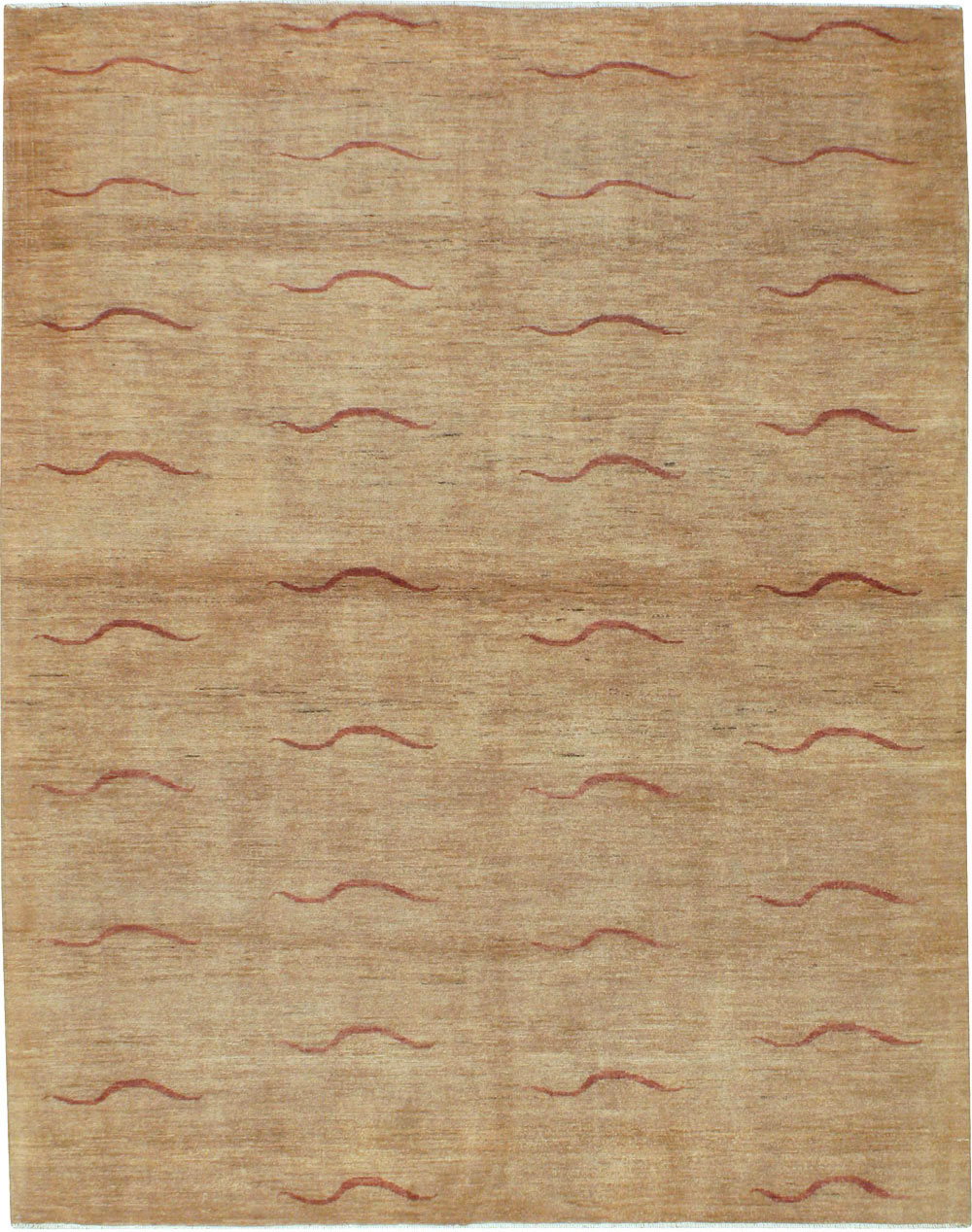 Modernist Persian Tabriz Rug, No.17509 - Galerie Shabab