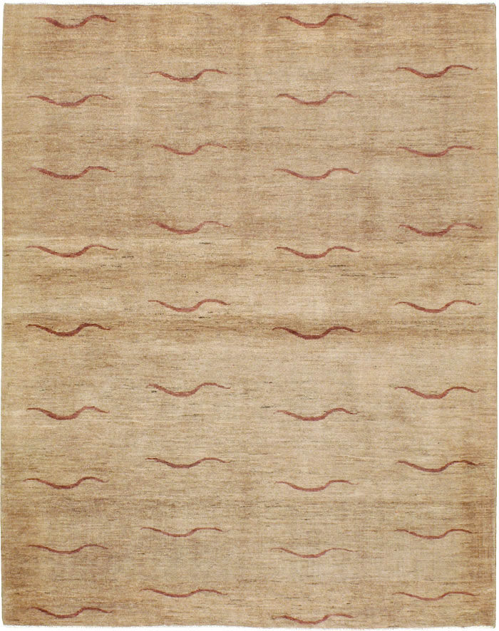 Modernist Persian Tabriz Rug, No.17509 - Galerie Shabab