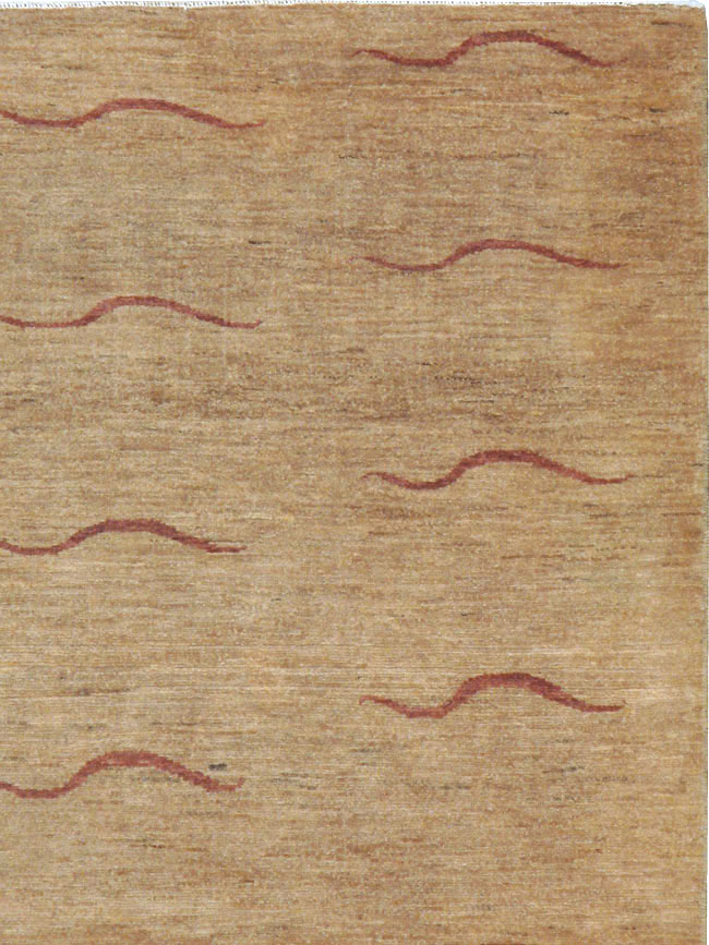 Modernist Persian Tabriz Rug, No.17509 - Galerie Shabab