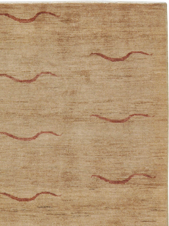 Modernist Persian Tabriz Rug, No.17509 - Galerie Shabab