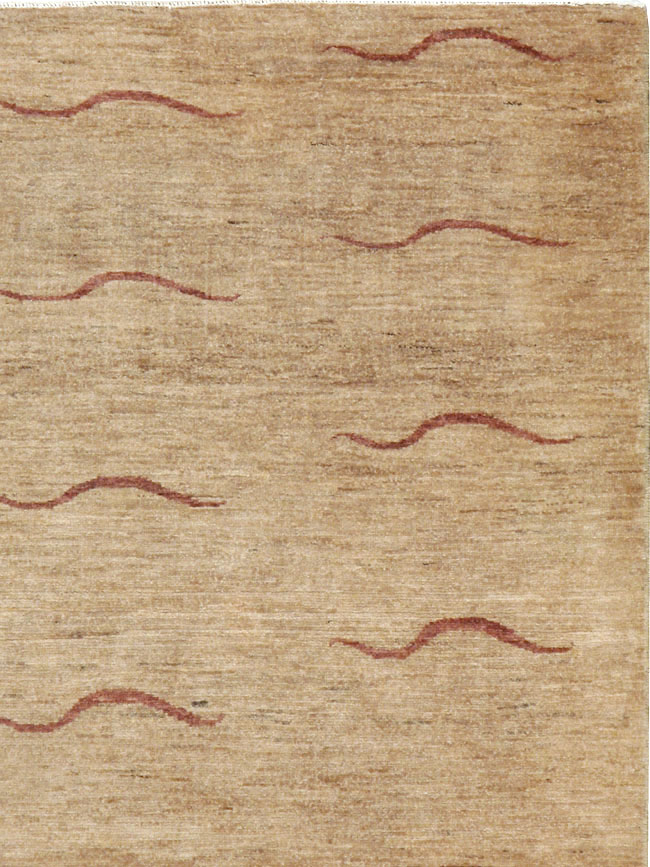 Modernist Persian Tabriz Rug, No.17509 - Galerie Shabab