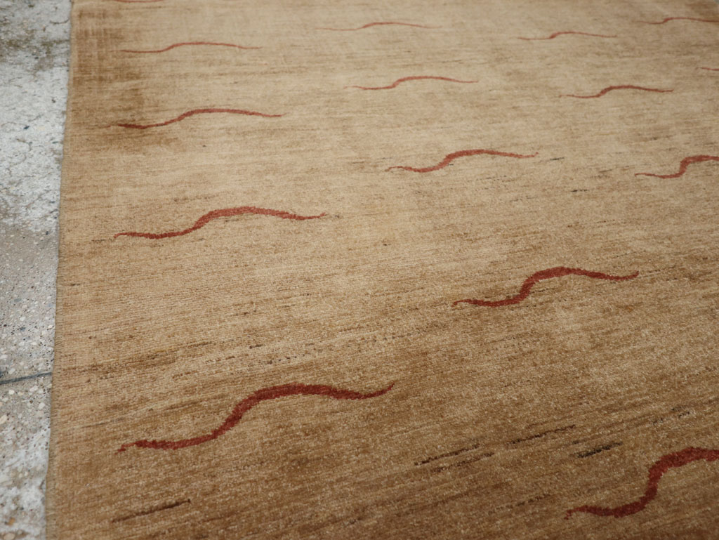 Modernist Persian Tabriz Rug, No.17509 - Galerie Shabab