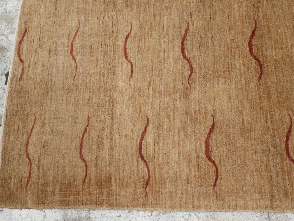 Modernist Persian Tabriz Rug, No.17509 - Galerie Shabab