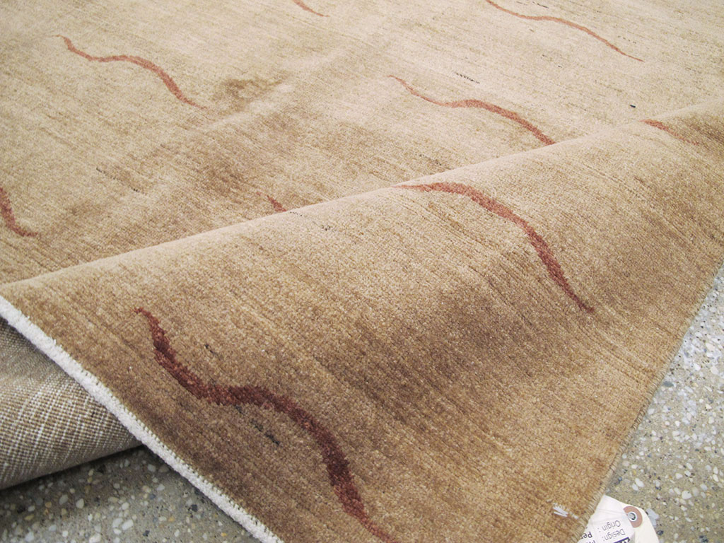 Modernist Persian Tabriz Rug, No.17509 - Galerie Shabab