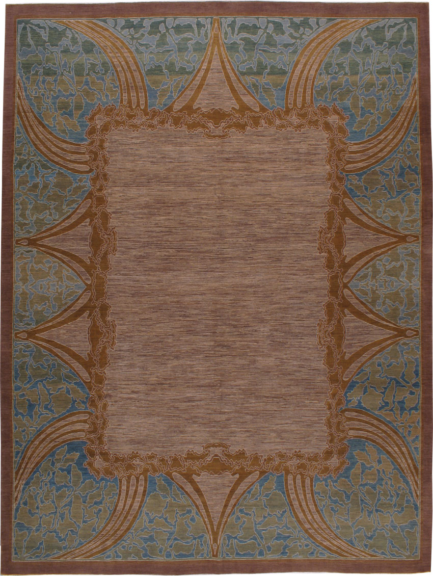 Modernist Tabriz Carpet, No.17512 - Galerie Shabab