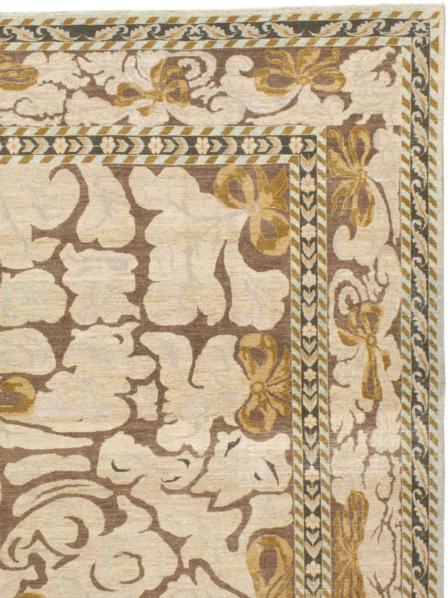 Modern Persian Tabriz Carpet, No.17515 - Galerie Shabab