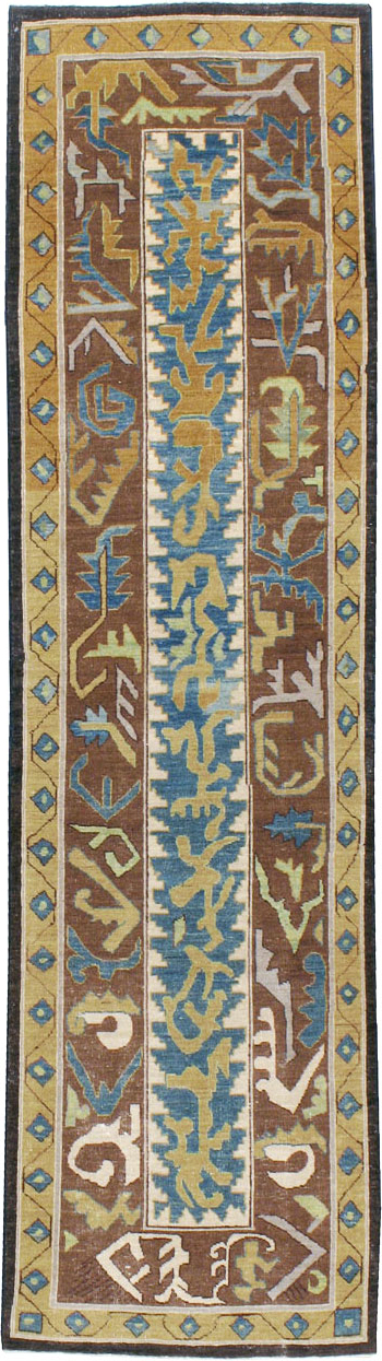 Modernist Persian Tabriz Runner, No.17517 - Galerie Shabab