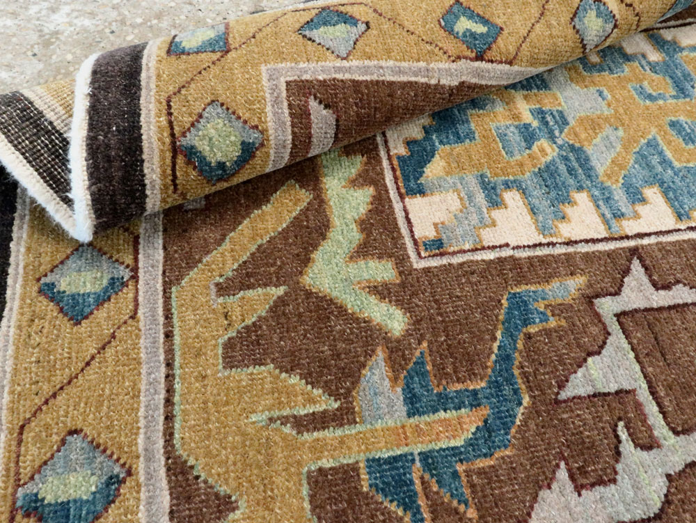 Modernist Persian Tabriz Runner, No.17517 - Galerie Shabab