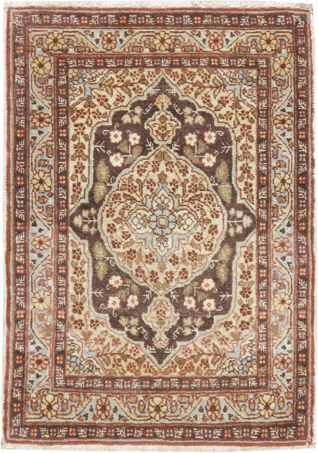 Antique Persian Tabriz Hagi Jalili Rug (Pair: 1 of 2), No.17518 - Galerie Shabab