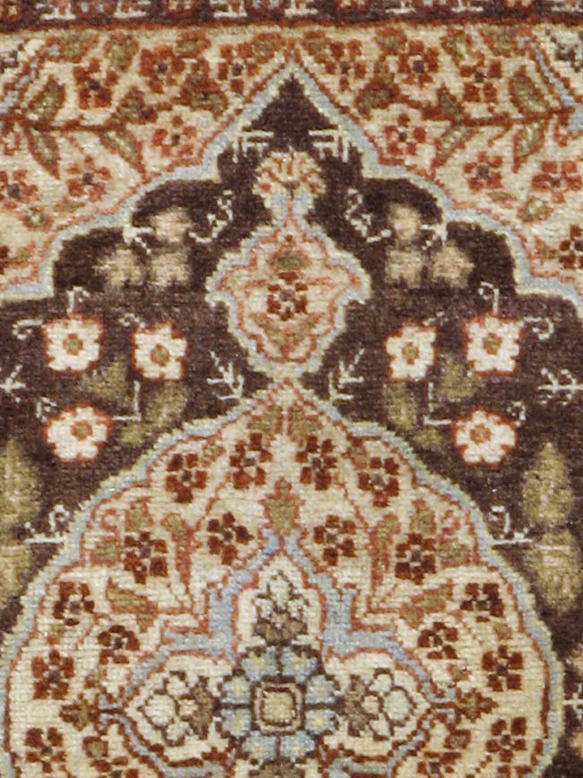 Antique Persian Tabriz Hagi Jalili Rug (Pair: 1 of 2), No.17518 - Galerie Shabab