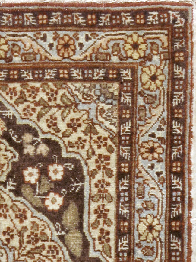 Antique Persian Tabriz Hagi Jalili Rug (Pair: 1 of 2), No.17518 - Galerie Shabab