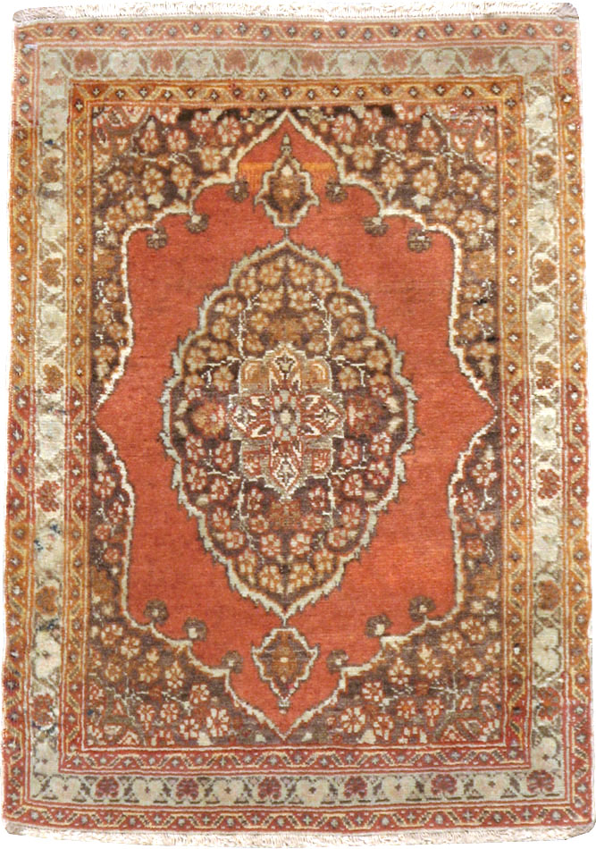 Antique Persian Tabriz Rug (Pair: 1 of 2), No.17520 - Galerie Shabab