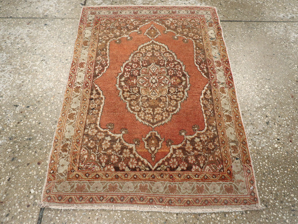 Antique Persian Tabriz Rug (Pair: 1 of 2), No.17520 - Galerie Shabab