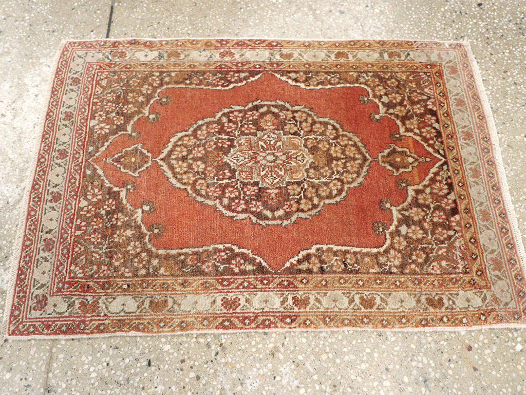 Antique Persian Tabriz Rug (Pair: 1 of 2), No.17520 - Galerie Shabab