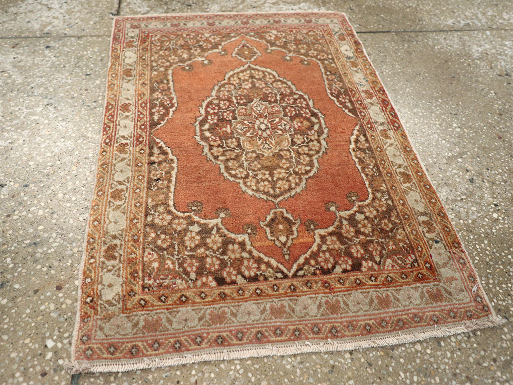 Antique Persian Tabriz Rug (Pair: 1 of 2), No.17520 - Galerie Shabab
