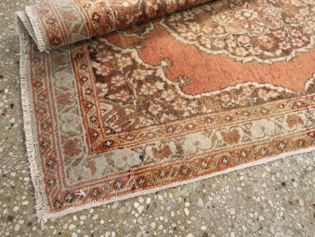 Antique Persian Tabriz Rug (Pair: 1 of 2), No.17520 - Galerie Shabab
