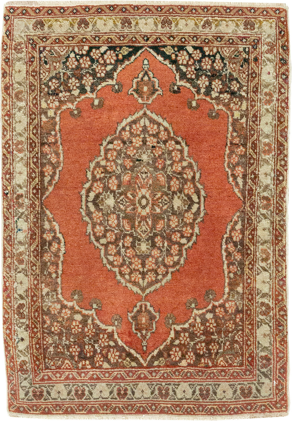 Antique Persian Tabriz Rug (Pair: 2 of 2), No.17521 - Galerie Shabab
