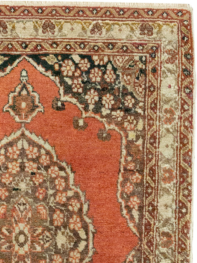 Antique Persian Tabriz Rug (Pair: 2 of 2), No.17521 - Galerie Shabab