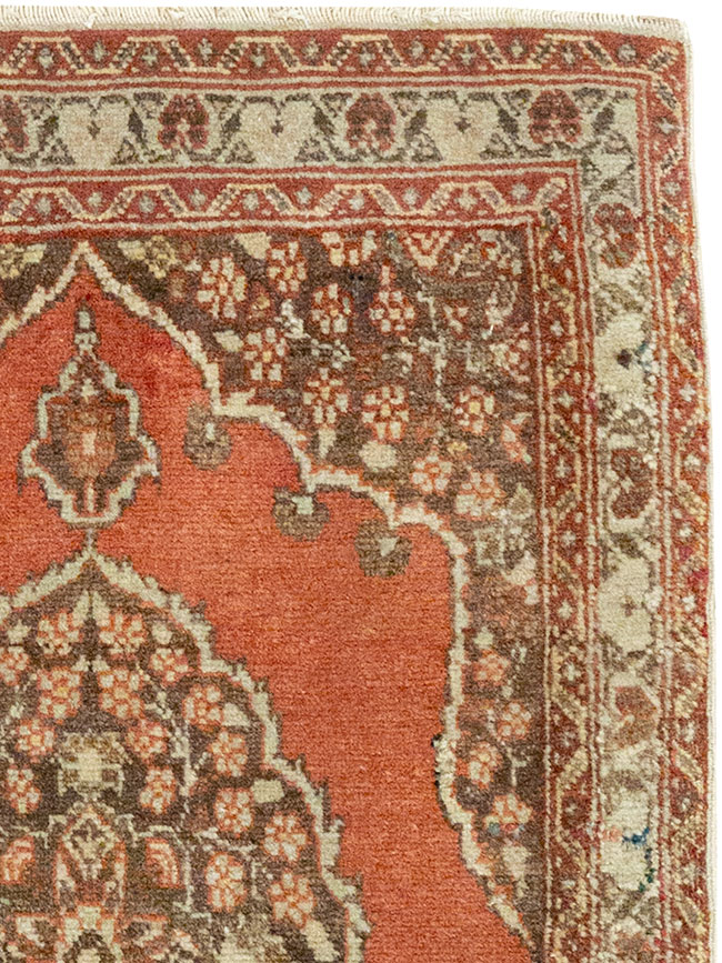 Antique Persian Tabriz Rug (Pair: 2 of 2), No.17521 - Galerie Shabab