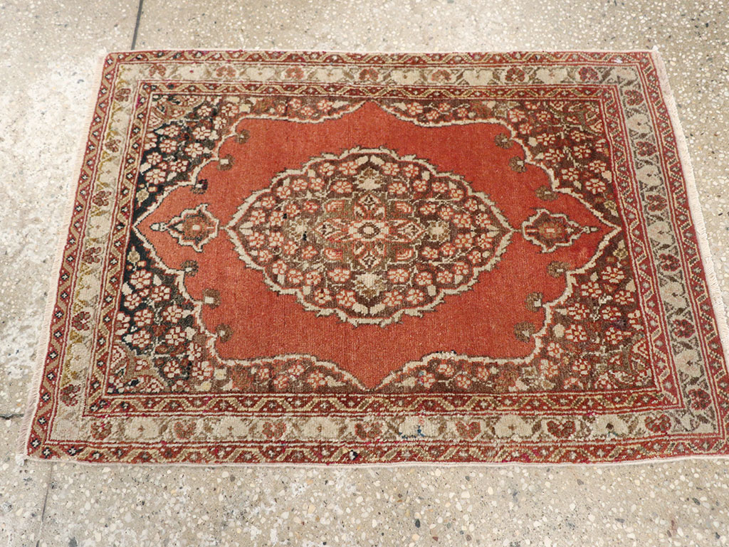 Antique Persian Tabriz Rug (Pair: 2 of 2), No.17521 - Galerie Shabab