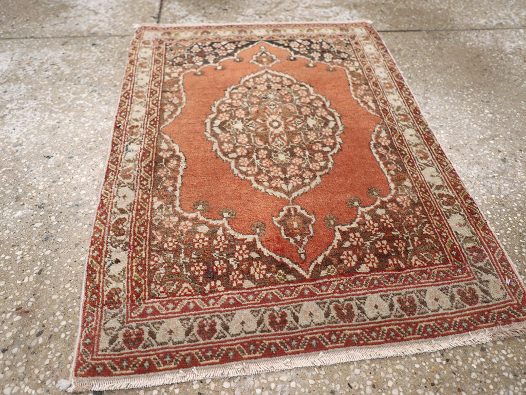 Antique Persian Tabriz Rug (Pair: 2 of 2), No.17521 - Galerie Shabab
