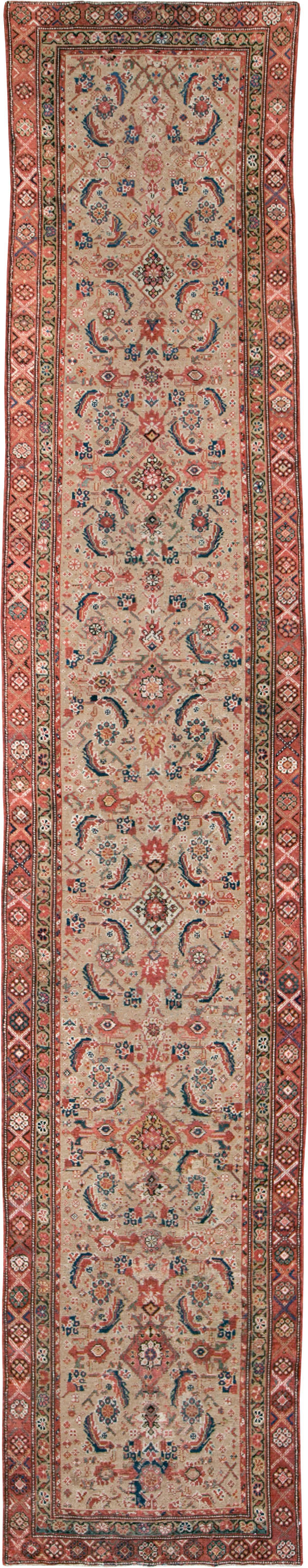 Vintage Persian Malayer Runner, No.17531 - Galerie Shabab