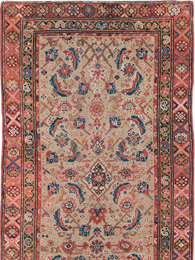 Vintage Persian Malayer Runner, No.17531 - Galerie Shabab