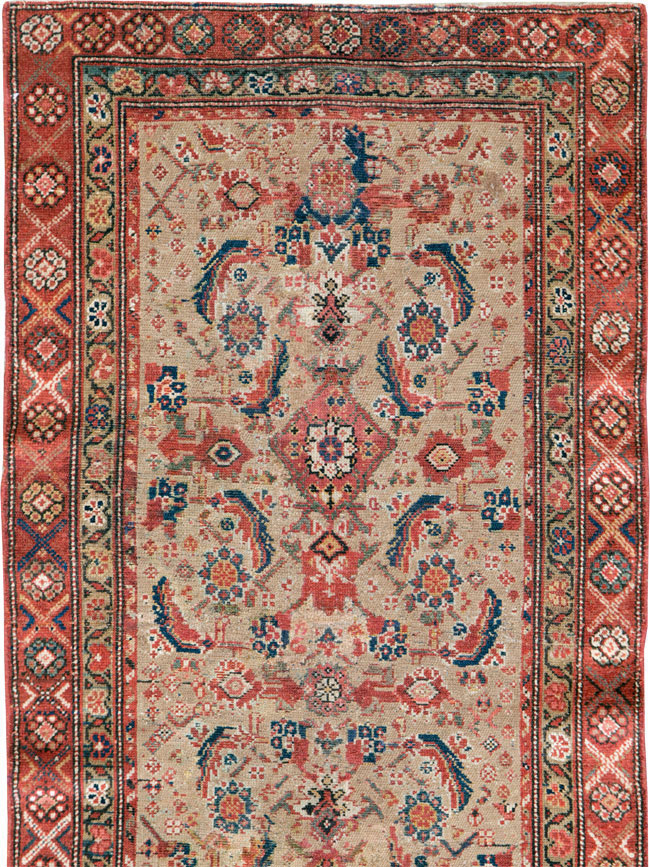 Vintage Persian Malayer Runner, No.17531 - Galerie Shabab