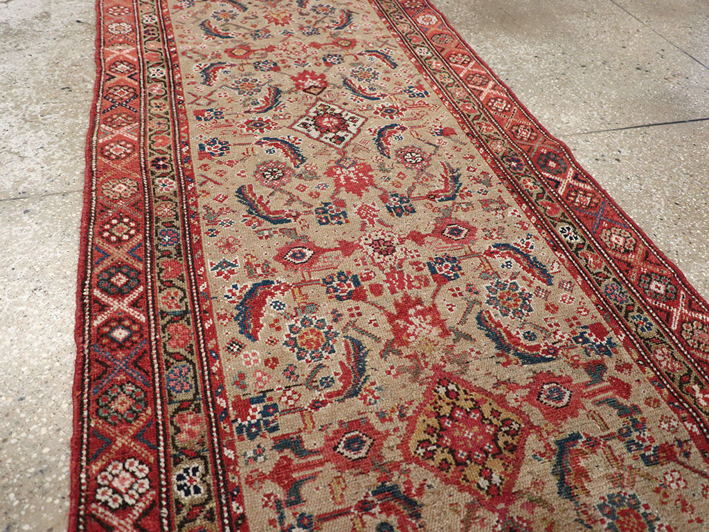 Vintage Persian Malayer Runner, No.17531 - Galerie Shabab
