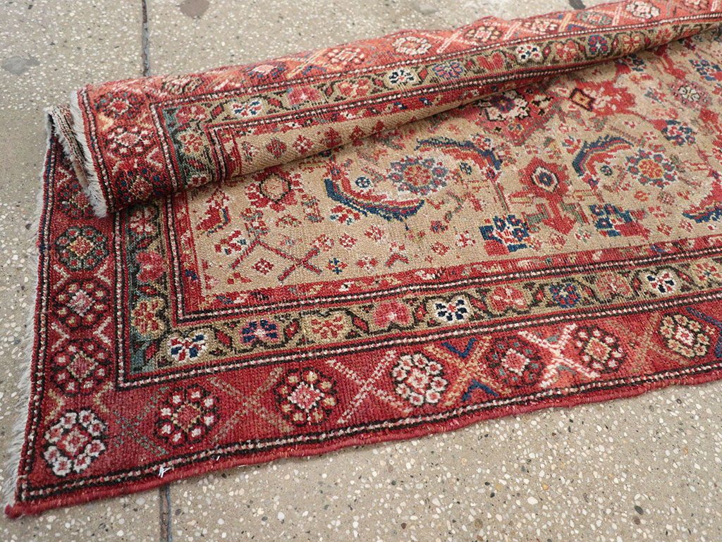 Vintage Persian Malayer Runner, No.17531 - Galerie Shabab