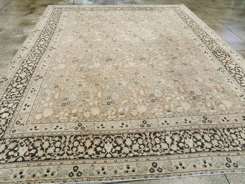 ANtique Persian Mashad Carpet, No.17550 - Galerie Shabab
